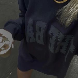 The Bar Varsity Sweatshirt NWT - Black